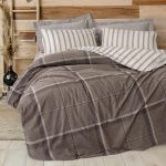 ست کاور پنبه‌کتان دونفره ۴ تکه Cotton Box مدل Warm Flanel