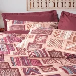 ست کاور دونفره ۴ تکه پنبه‌کتان مدل Ethnic ترک - تصویر 2