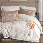 ست کاور دونفره ۶ تکه پنبه کتان برجسته Cotton Box