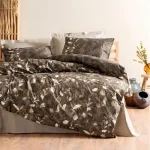 ست کاور دونفره ۴ تکه پنبه‌کتان مدل Dual ترک