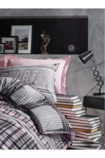 ست کاور دونفره ۴ تکه پنبه‌کتان مدل Masculine Cotton Box ترک ضد حساسیت - تصویر 3