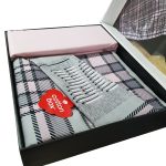 ست کاور دونفره ۴ تکه پنبه‌کتان مدل Masculine Cotton Box ترک ضد حساسیت - تصویر 2