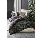 ست کاور دونفره ۴ تکه پنبه‌کتان مدل Dark ترک