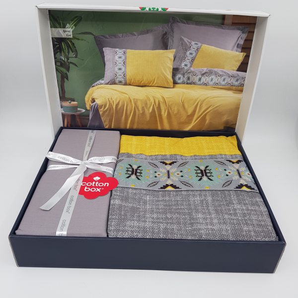 ست کاور ۴ تکه دونفره Cotton Box مدل Folkart Flori - تصویر 4