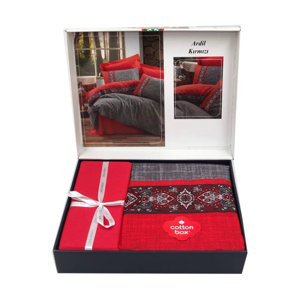 ست کاور ۴ تکه دونفره Cotton Box مدل Folkart Flori - تصویر 5
