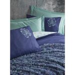 ست کاور دونفره ۴ تکه پنبه‌کتان مدل Masculine Cotton Box ترک ضد حساسیت - تصویر 3