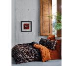 ست کاور دونفره ۴ تکه پنبه‌کتان مدل Dark ترک