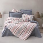 ست کاور دونفره ۴ تکه پنبه‌کتان مدل Natureforce ترک