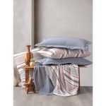 ست کاور دونفره ۴ تکه پنبه‌کتان مدل Natureforce ترک - تصویر 4