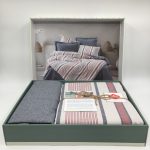 ست کاور دونفره ۴ تکه پنبه‌کتان مدل Natureforce ترک - تصویر 7