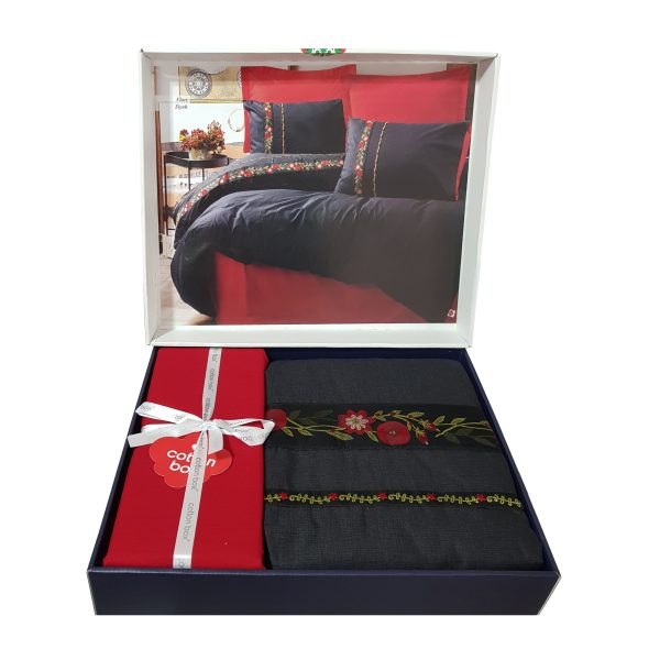 ست کاور ۴ تکه دونفره Cotton Box مدل Folkart Flori - تصویر 3