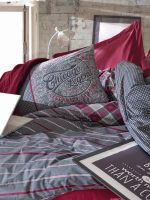 ست کاور دونفره ۴ تکه پنبه‌کتان مدل Masculine Cotton Box ترک ضد حساسیت - تصویر 2