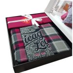 ست کاور دونفره ۴ تکه پنبه‌کتان مدل Masculine Cotton Box ترک ضد حساسیت - تصویر 3