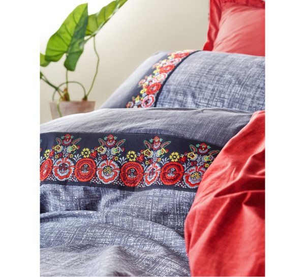 ست کاور ۴ تکه دونفره Cotton Box مدل Folkart Flori - تصویر 2