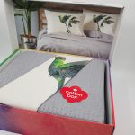 ست پیکه دونفره ۴ تیکه Cotton Box ترک – پنبه کتان ضد حساسیت - تصویر 4