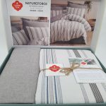 ست کاور دونفره ۴ تکه پنبه‌کتان مدل Natureforce ترک - تصویر 5