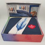 ست پیکه دونفره ۴ تیکه Cotton Box ترک – پنبه کتان ضد حساسیت - تصویر 3