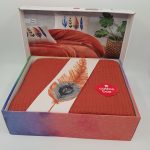 ست پیکه دونفره ۴ تیکه Cotton Box ترک – پنبه کتان ضد حساسیت - تصویر 4