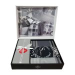 ست کاور دونفره ۴ تکه پنبه‌کتان مدل Masculine Cotton Box ترک ضد حساسیت - تصویر 4