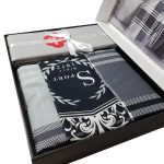 ست کاور دونفره ۴ تکه پنبه‌کتان مدل Masculine Cotton Box ترک ضد حساسیت - تصویر 3