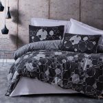 ست کاور دونفره ۴ تکه پنبه‌کتان مدل Dark ترک