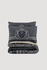 ست کاور دونفره ۴ تکه پنبه‌کتان مدل Masculine Cotton Box ترک ضد حساسیت - تصویر 3