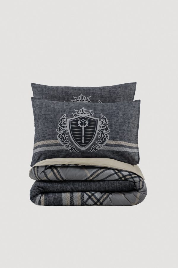 ست کاور دونفره ۴ تکه پنبه‌کتان مدل Masculine Cotton Box ترک ضد حساسیت - تصویر 3