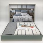 ست کاور دونفره ۴ تکه پنبه‌کتان مدل Natureforce ترک - تصویر 7