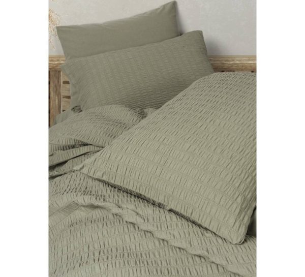 ست کاور دونفره ۶ تکه پنبه‌کتان مدل Liny Cotton Box ترک - تصویر 3