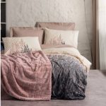 ست کاور و پتو پنبه‌ای دو نفره ۵ تکه Cotton Box