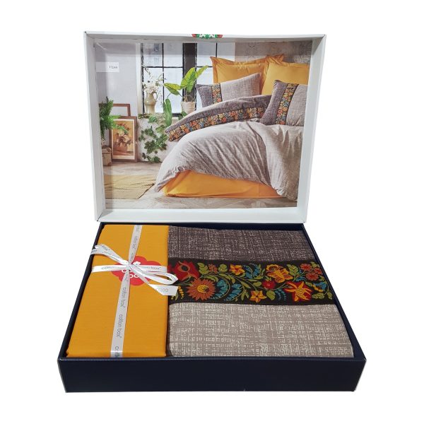 ست کاور ۴ تکه دونفره Cotton Box مدل Folkart Flori - تصویر 4