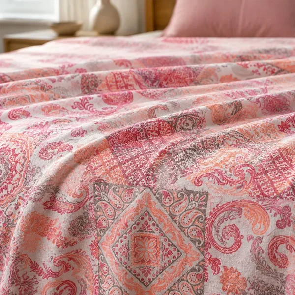 روتختی دو نفره کاتن باکس مدل بهاره سایز 230x200 سانتی‌متر - تصویر 2