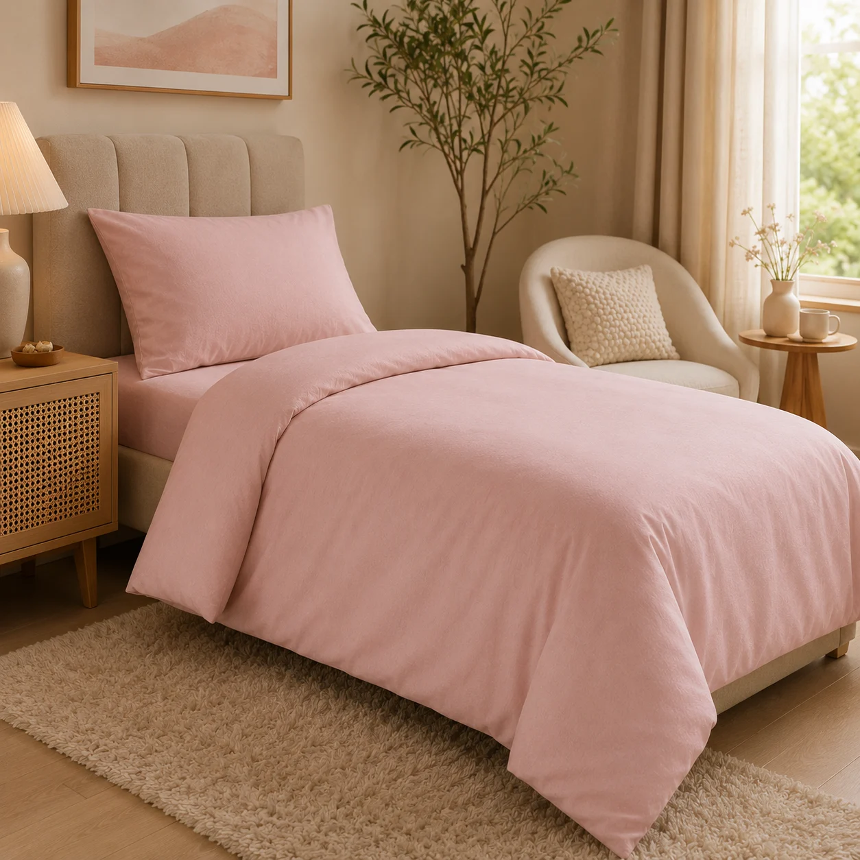2.1 سرویس ۱ نفره ۳ تیکه برند ipekce مدل soft colours - Image 1